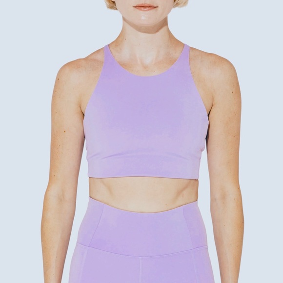 girlfriend collective Other - Girlfriend Collective Lilac Topanga Spots Bra